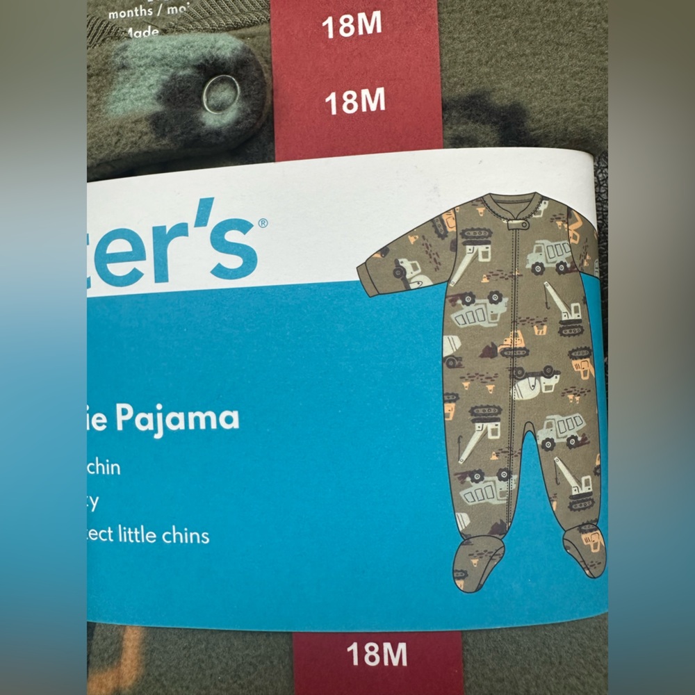 Carter's Brown Construction Pajama Set